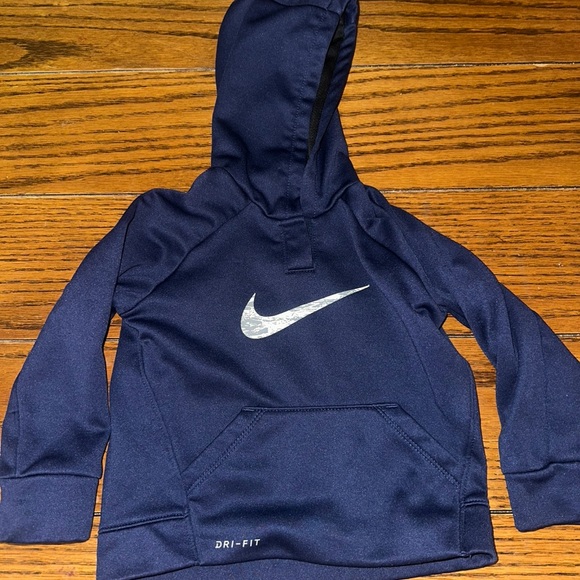 Nike Kids Navy Dri-FIT Hoodie 24 month - Picture 1 of 1